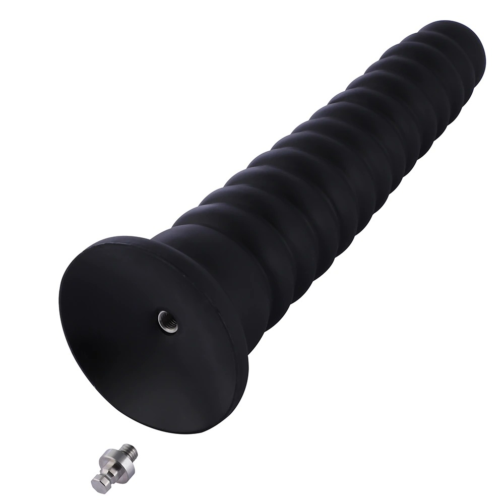 HISMITH 25-26cm Lifelike Silicone Black Dildos Blades with Keel for Hismith Sex Machines - EVE's SECRETS