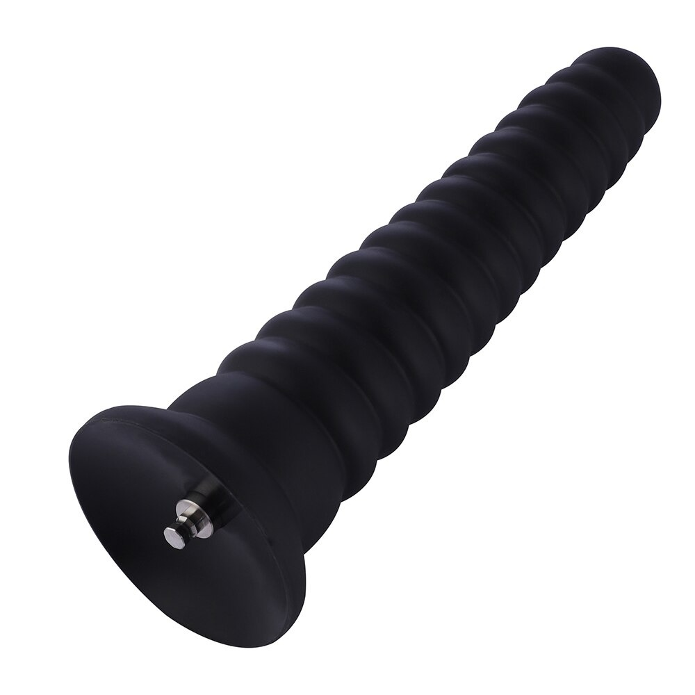 HISMITH 25-26cm Lifelike Silicone Black Dildos Blades with Keel for Hismith Sex Machines - EVE's SECRETS