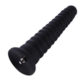 HISMITH 25-26cm Lifelike Silicone Black Dildos Blades with Keel for Hismith Sex Machines - EVE's SECRETS