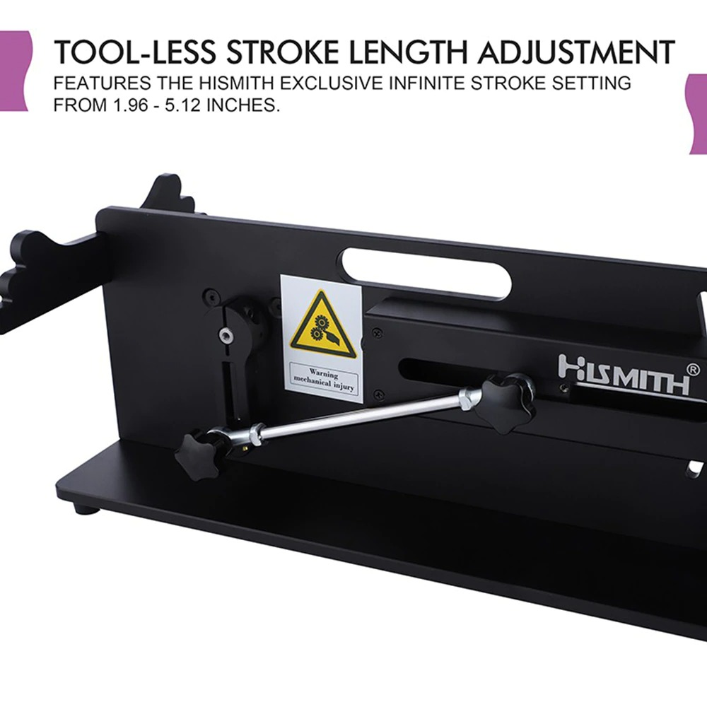 HISMITH Premium Sex Machine Table Top 2.0 with KlicLok Connector System - EVE's SECRETS