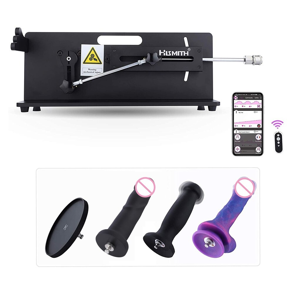 HISMITH Premium Sex Machine Table Top 2.0 with KlicLok Connector System - EVE's SECRETS