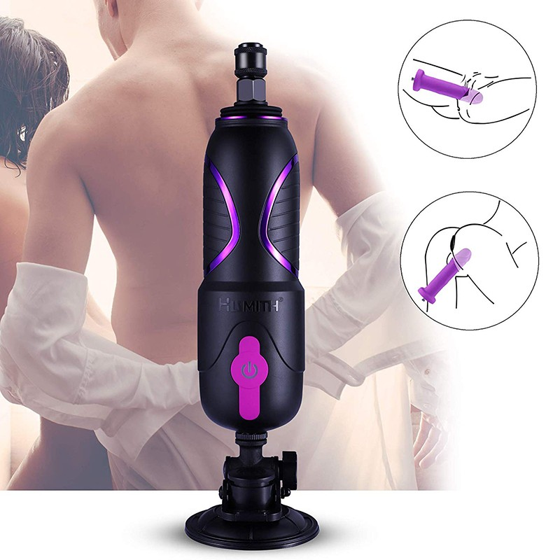 HISMITH Pro Traveler 2.0 Mini Sex Machine / App Remote Control KlicLok Sex Machine Gun with Suction Cup and Silicone Dildo - EVE's SECRETS