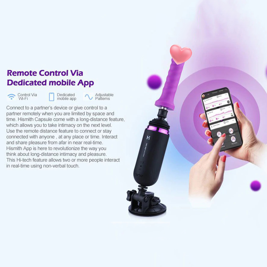 HISMITH Rechargeable Programmable Sex Machine / Portable Fucking Machine Capsule for Adults - EVE's SECRETS