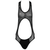 Hollow Out Sleeveless See-Through Men's Swimsuit / Fitness Wrestling Sexy Leotard Skinny Jumpsuit - EVE's SECRETS