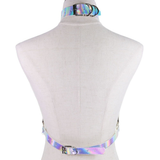 Holographic Chain Body Harness / Body Chain Bra Top Bondage / Fetish Rave Outfit for Women - EVE's SECRETS