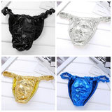Hot Sexy Men's Panties / Glossy Spandex & Latex Underpants / Male Lingerie Gay Underwear - EVE's SECRETS