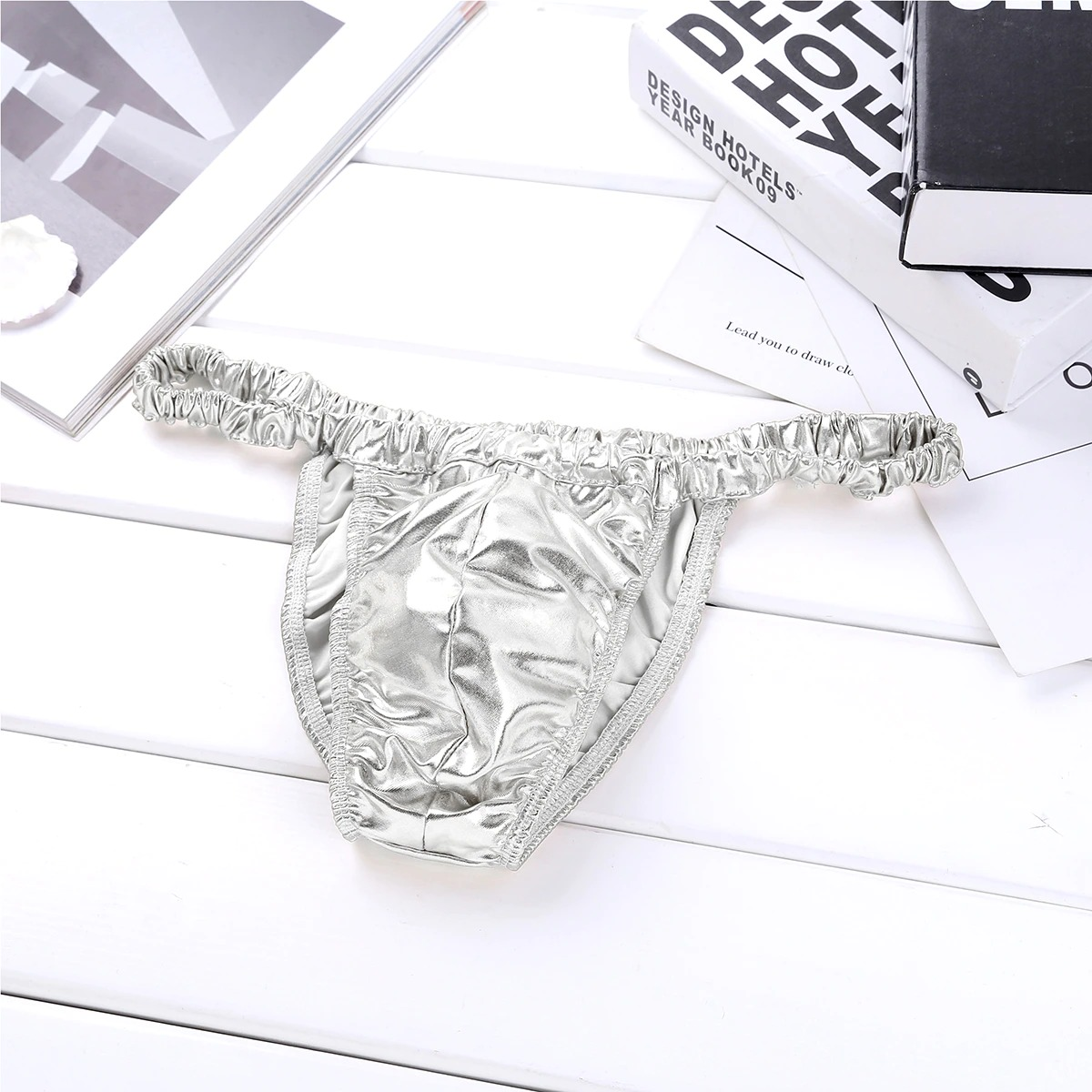 Hot Sexy Men's Panties / Glossy Spandex & Latex Underpants / Male Lingerie Gay Underwear - EVE's SECRETS