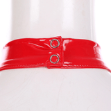Hot Wet Look Exotic Teddies Leather Lingerie / Nipples Cups Zippered Crotch / High Cut Body Harness - EVE's SECRETS