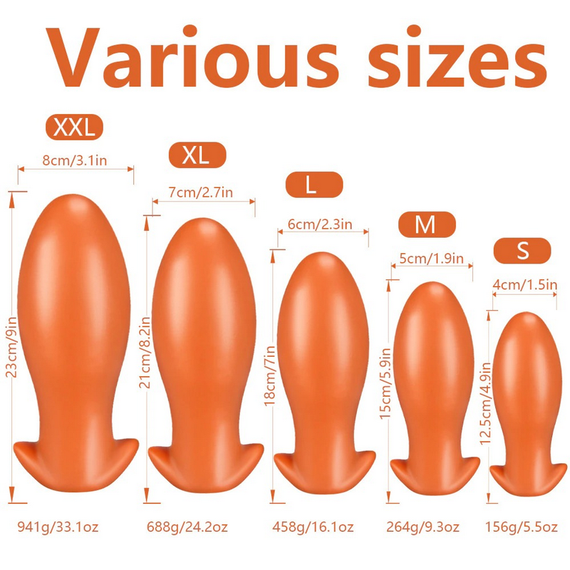 Huge Anal Plug Dildo / Silicone Big Butt Prostate Massage Plug / Anal Expansion Sex Toys - EVE's SECRETS