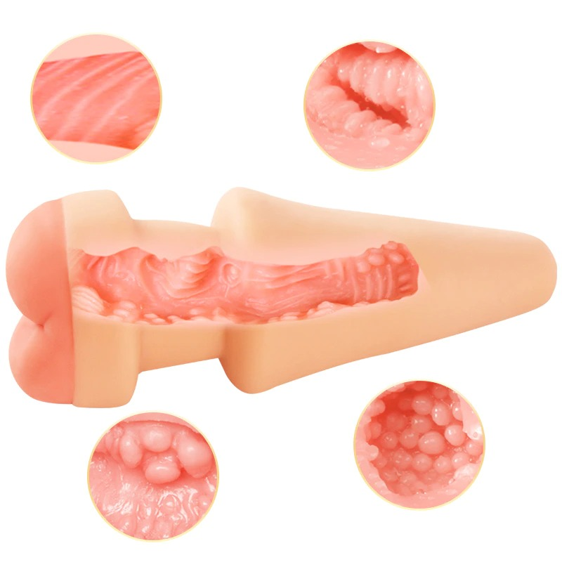 Huge Anal Plug With Fake Ass for Male / Adult Sex Toy Masturbator Penis Insert - EVE's SECRETS