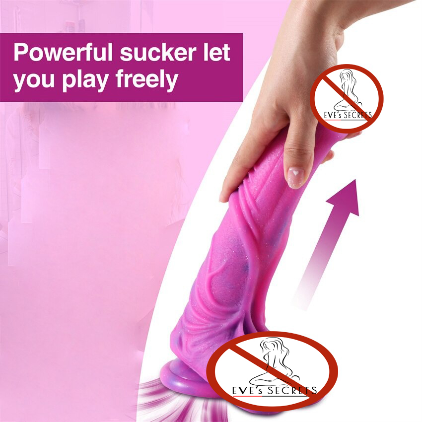 Huge Realistic Dildo / Female Silicone Masturbator / Sex Toys for Adults - EVE's SECRETS