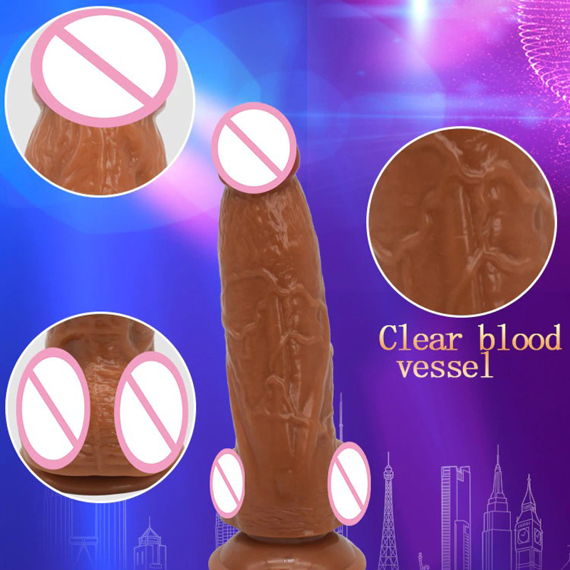 Huge Realistic Dildo Imitation Penis / Adult Falos for Masturbation / Silicone Sex Toy - EVE's SECRETS