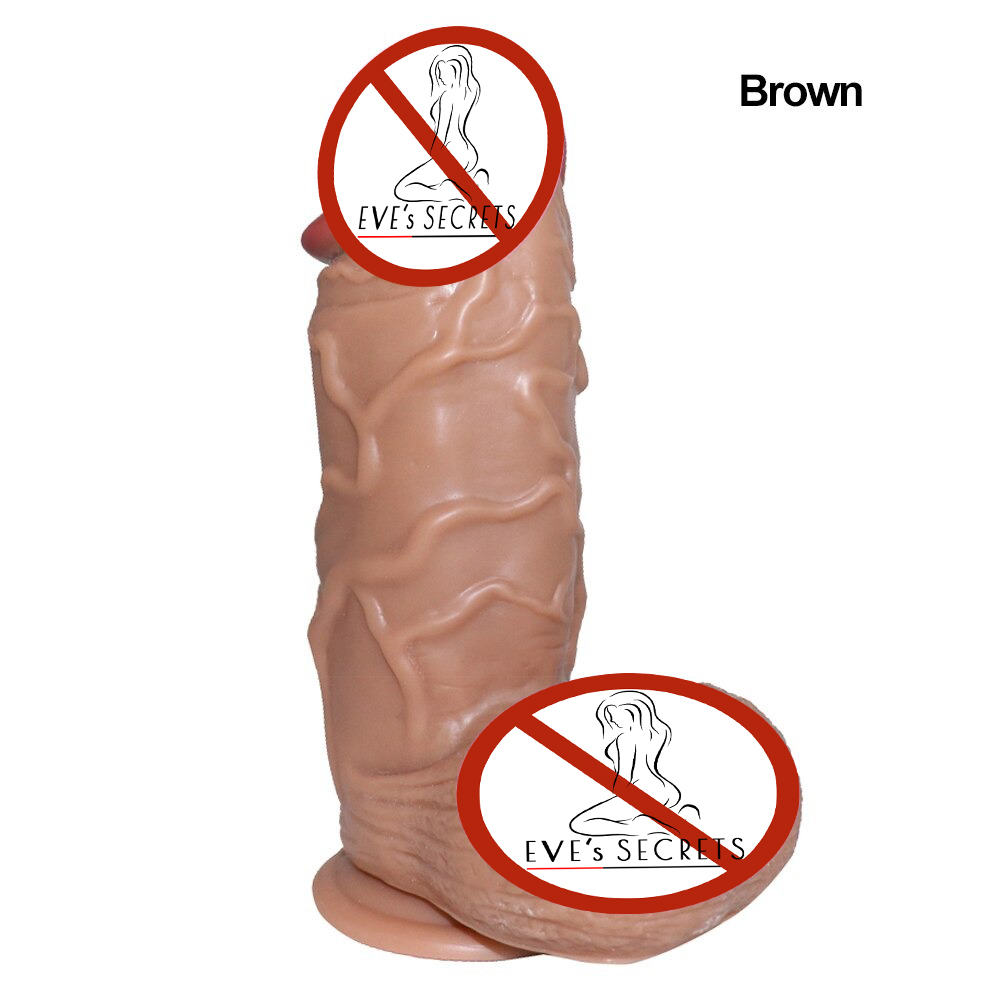 Huge Realistic Dildo with Strong Suction Cup / Waterproof Adult Sex Toy - EVE's SECRETS