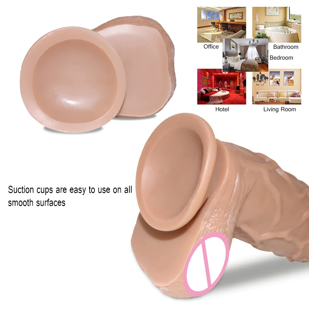 Huge Realistic Dildo with Strong Suction Cup / Waterproof Adult Sex Toy - EVE's SECRETS