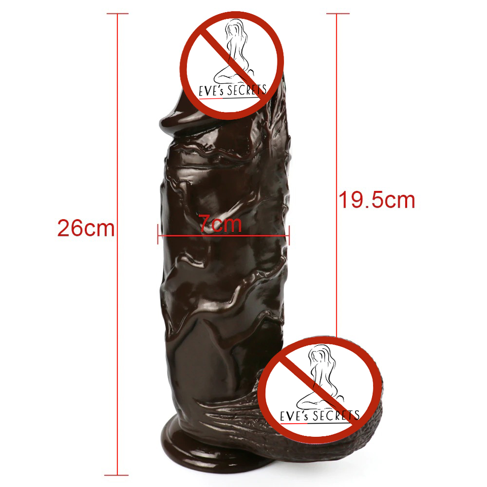 Huge Realistic Dildo with Strong Suction Cup / Waterproof Adult Sex Toy - EVE's SECRETS