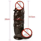 Huge Realistic Dildo with Strong Suction Cup / Waterproof Adult Sex Toy - EVE's SECRETS