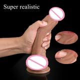 Huge Realistic Silicone Penis for Women / Adult Masturbator Dildo with Panties - EVE's SECRETS