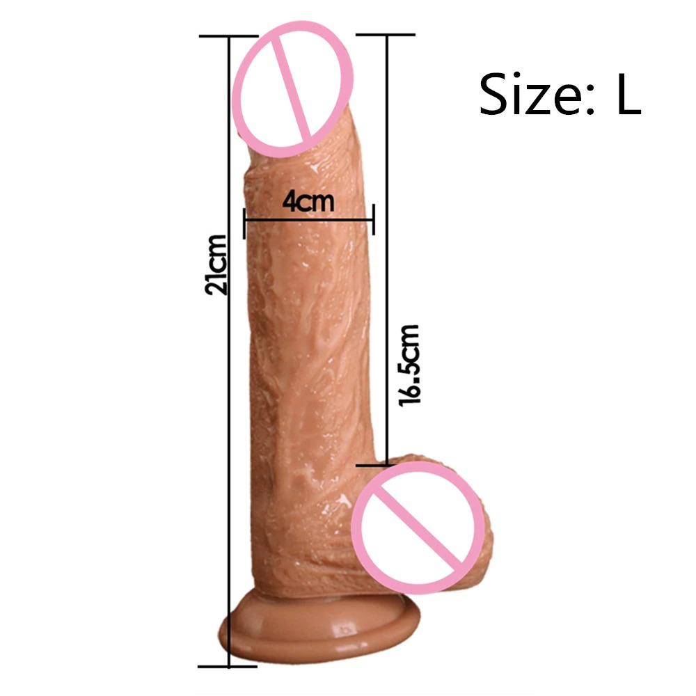 Huge Realistic Silicone Penis for Women / Adult Masturbator Dildo with Panties - EVE's SECRETS