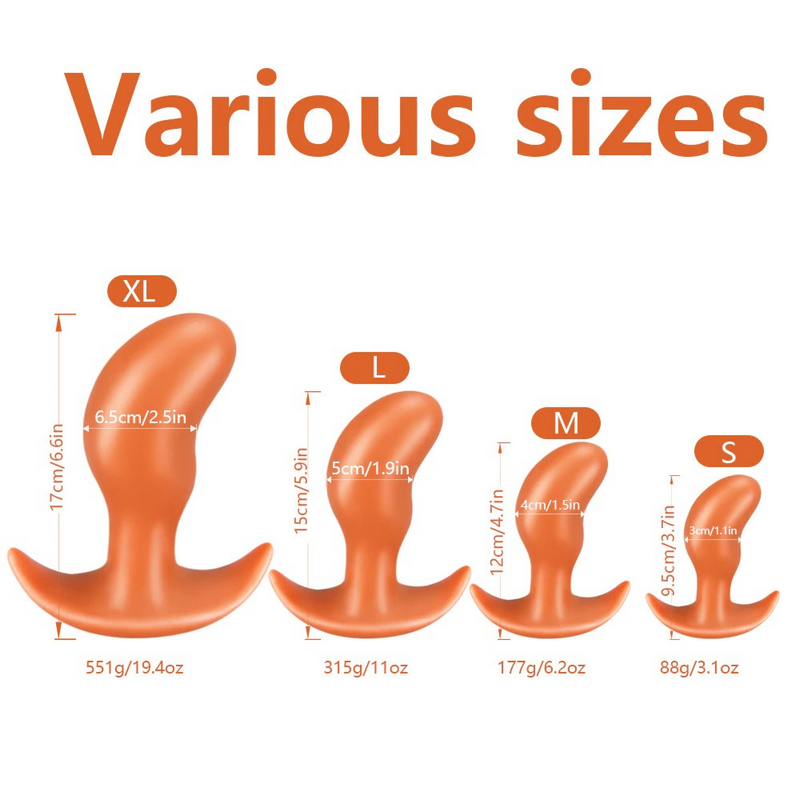 Huge Silicone Anal Plugs / Anal Expanders Stimulator Products / Sex Toys For Men And Women - EVE's SECRETS