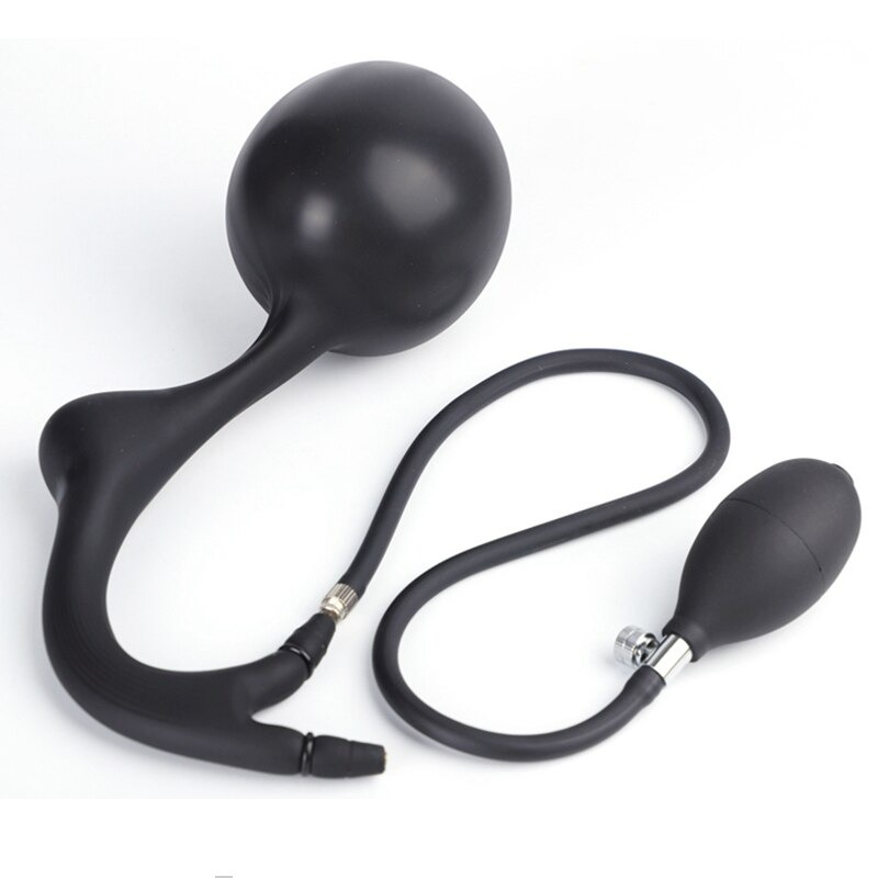 Inflatable Anal Beads Expander / Deep Expandable Plug Prostate Massager With Rings / Huge Butt Plug - EVE's SECRETS