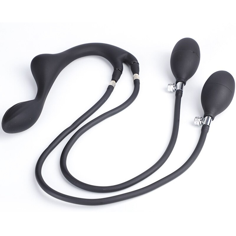 Inflatable Anal Beads Expander / Deep Expandable Plug Prostate Massager With Rings / Huge Butt Plug - EVE's SECRETS
