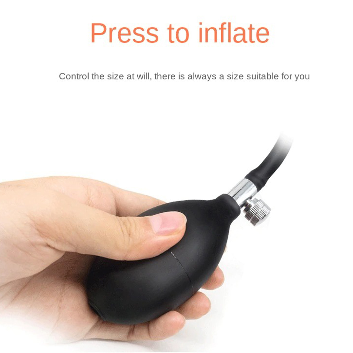Inflatable Anal Beads Expander / Deep Expandable Plug Prostate Massager With Rings / Huge Butt Plug - EVE's SECRETS