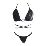 Intimate PU Leather Lingerie for Ladies / Women's Erotic Underwear Sets / Black Sexy Bodysuit - EVE's SECRETS