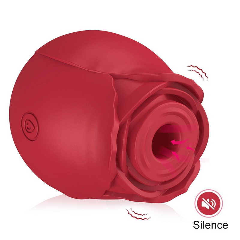 Intimate Sucking Vibrator for Women / Rose Shape Clitoris Stimulation / Adult Powerful Sex Toy - EVE's SECRETS
