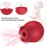 Intimate Sucking Vibrator for Women / Rose Shape Clitoris Stimulation / Adult Powerful Sex Toy - EVE's SECRETS