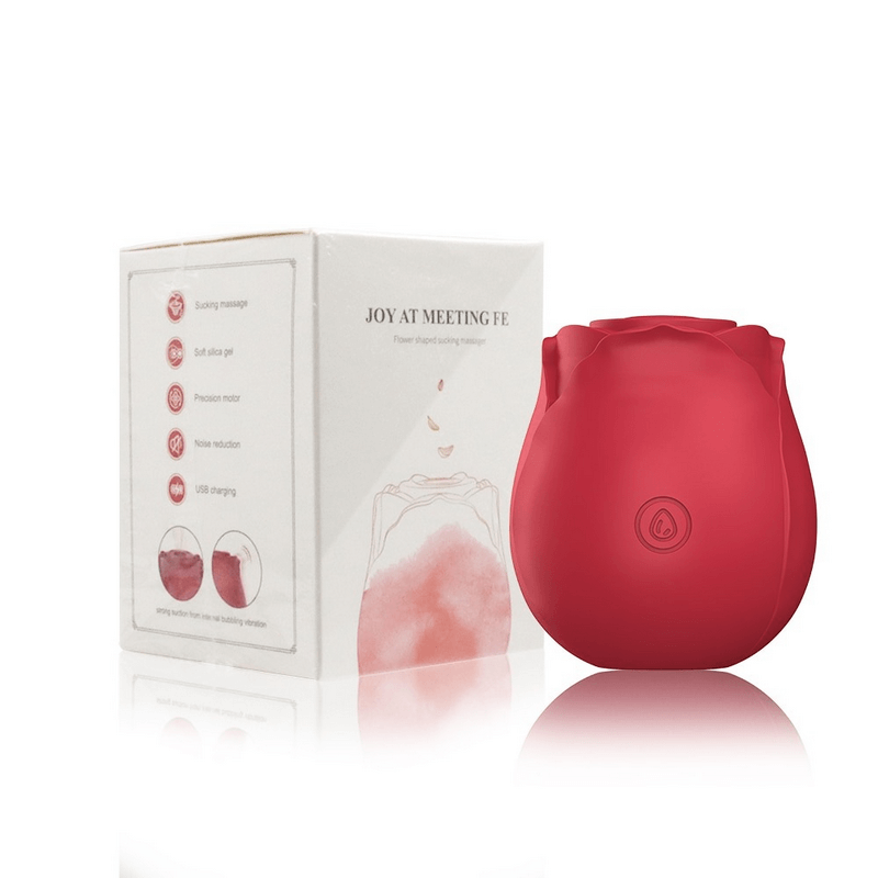 Intimate Sucking Vibrator for Women / Rose Shape Clitoris Stimulation / Adult Powerful Sex Toy - EVE's SECRETS