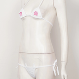Intimates Bra Sets for Ladies / Sexy Lingerie with Embroidered Paw / Women's Erotic G-string - EVE's SECRETS