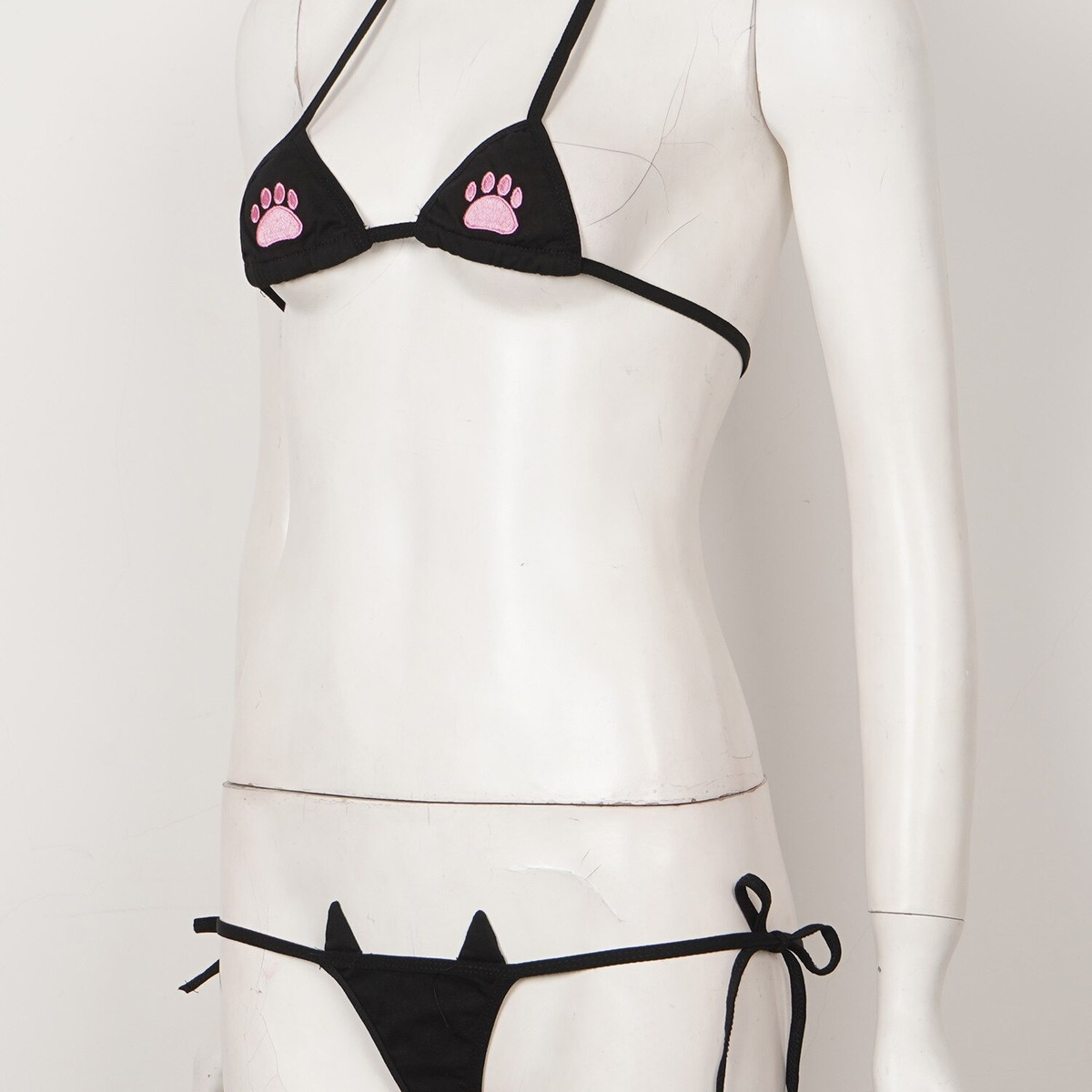 Intimates Bra Sets for Ladies / Sexy Lingerie with Embroidered Paw / Women's Erotic G-string - EVE's SECRETS