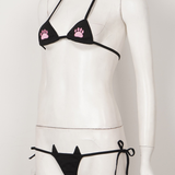Intimates Bra Sets for Ladies / Sexy Lingerie with Embroidered Paw / Women's Erotic G-string - EVE's SECRETS