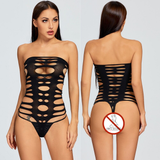 Ladies Erotic Adult Underwear / Sexy Transparent Bodysuit with Lace and Mesh - EVE's SECRETS