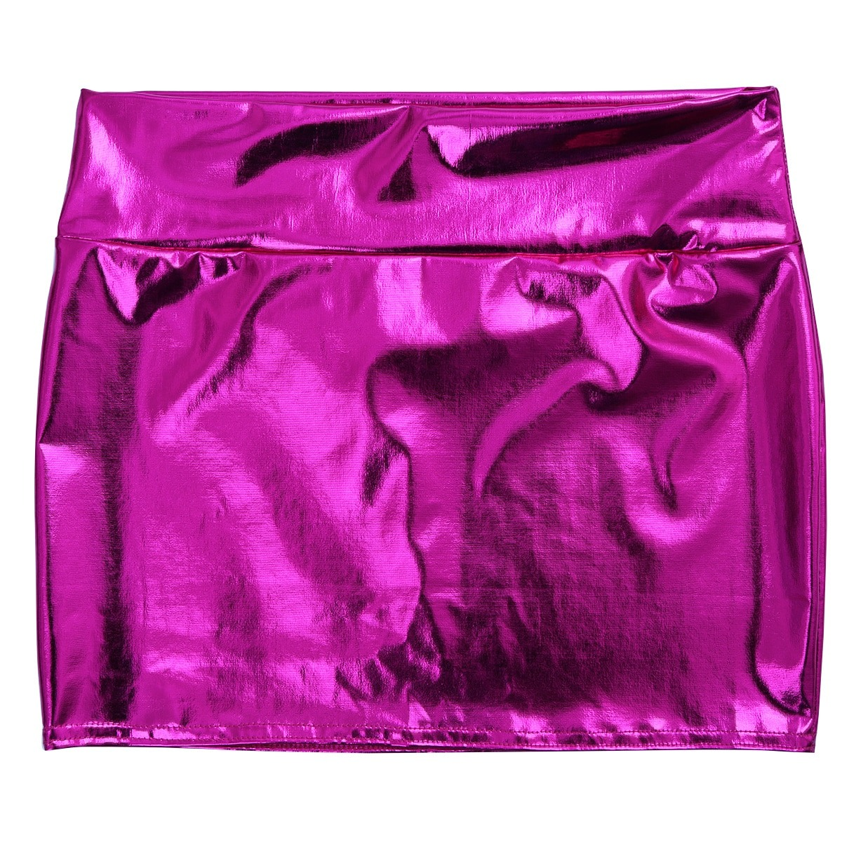 Ladies Patent Leather Mini Skirt / Sexy Shiny Snug-Fittin Skirt - EVE's SECRETS