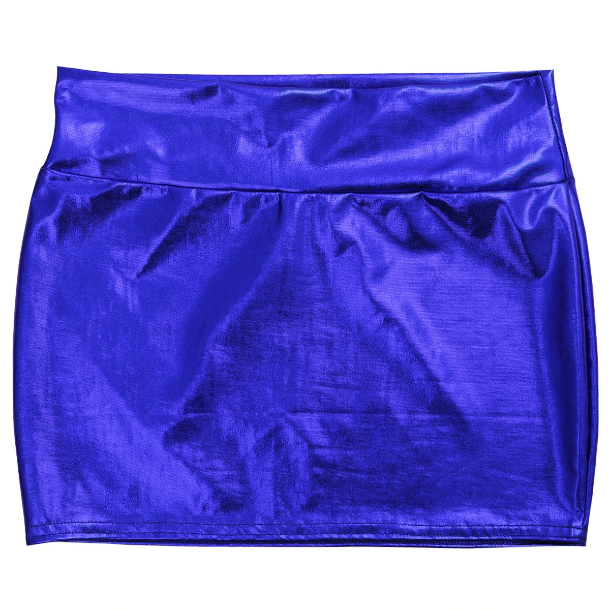Ladies Patent Leather Mini Skirt / Sexy Shiny Snug-Fittin Skirt - EVE's SECRETS