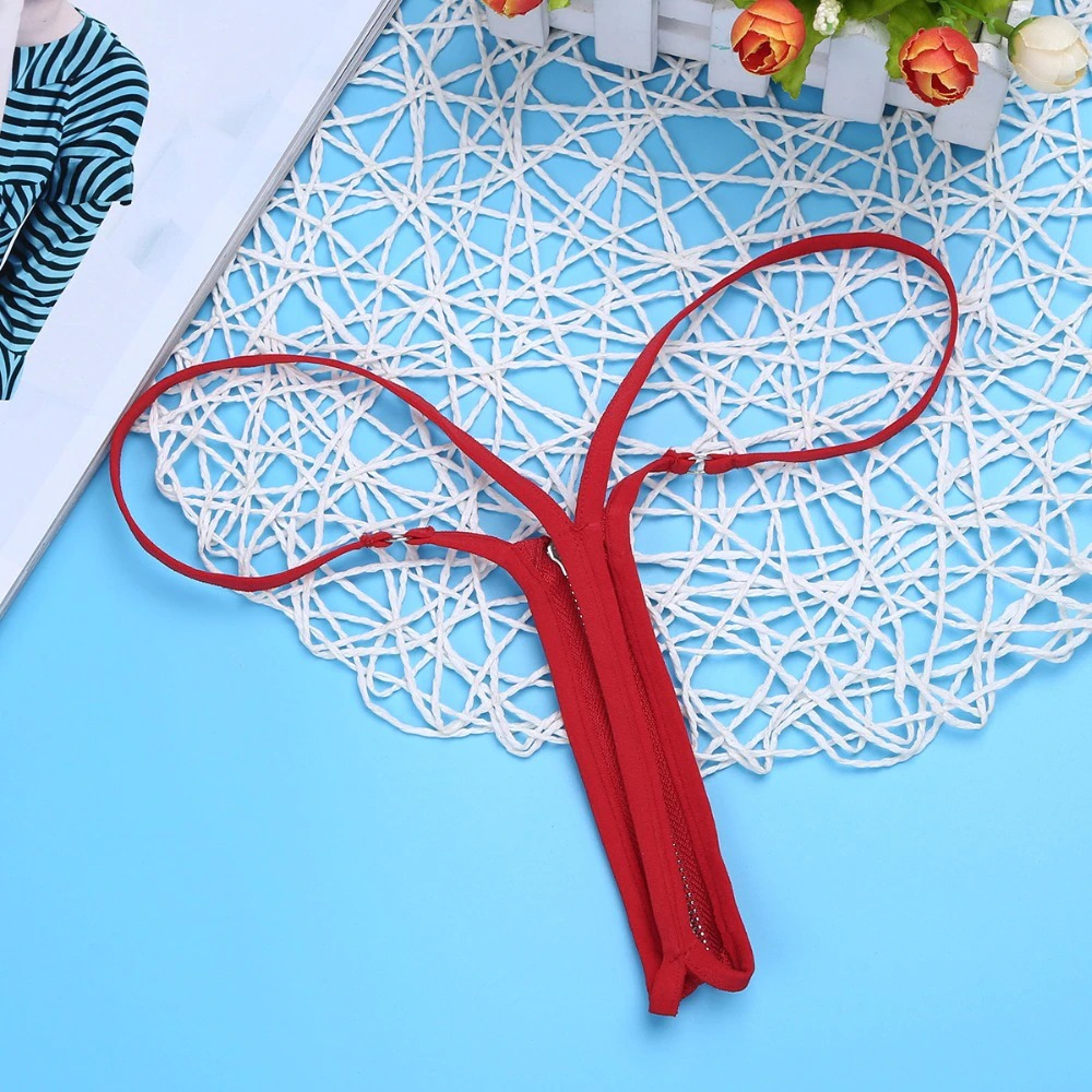 Ladies Sexy Lingerie Nylon Panties / Briefs Bikini with Zipper Crotch - EVE's SECRETS