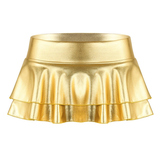 Ladies Sexy Mini Skirt with Low Rise / Fashion Shiny Skirt with Wide Waistband - EVE's SECRETS