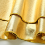 Ladies Sexy Mini Skirt with Low Rise / Fashion Shiny Skirt with Wide Waistband - EVE's SECRETS