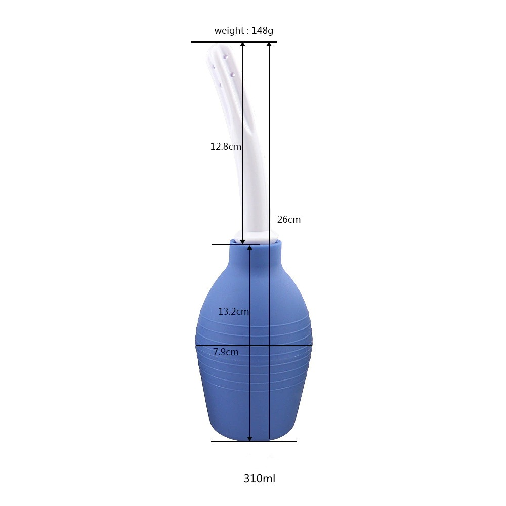 Large 310ml Silicone Ball Type Vaginal Enema Syringe / Anal Bulb Douche Cleaner - EVE's SECRETS