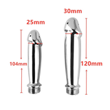 Large and Small Stainless Steel Anal Enema Nozzle Shower / Erotic Anal Cleaning Kit / Sex Toys for Men & Women - EVE's SECRETS