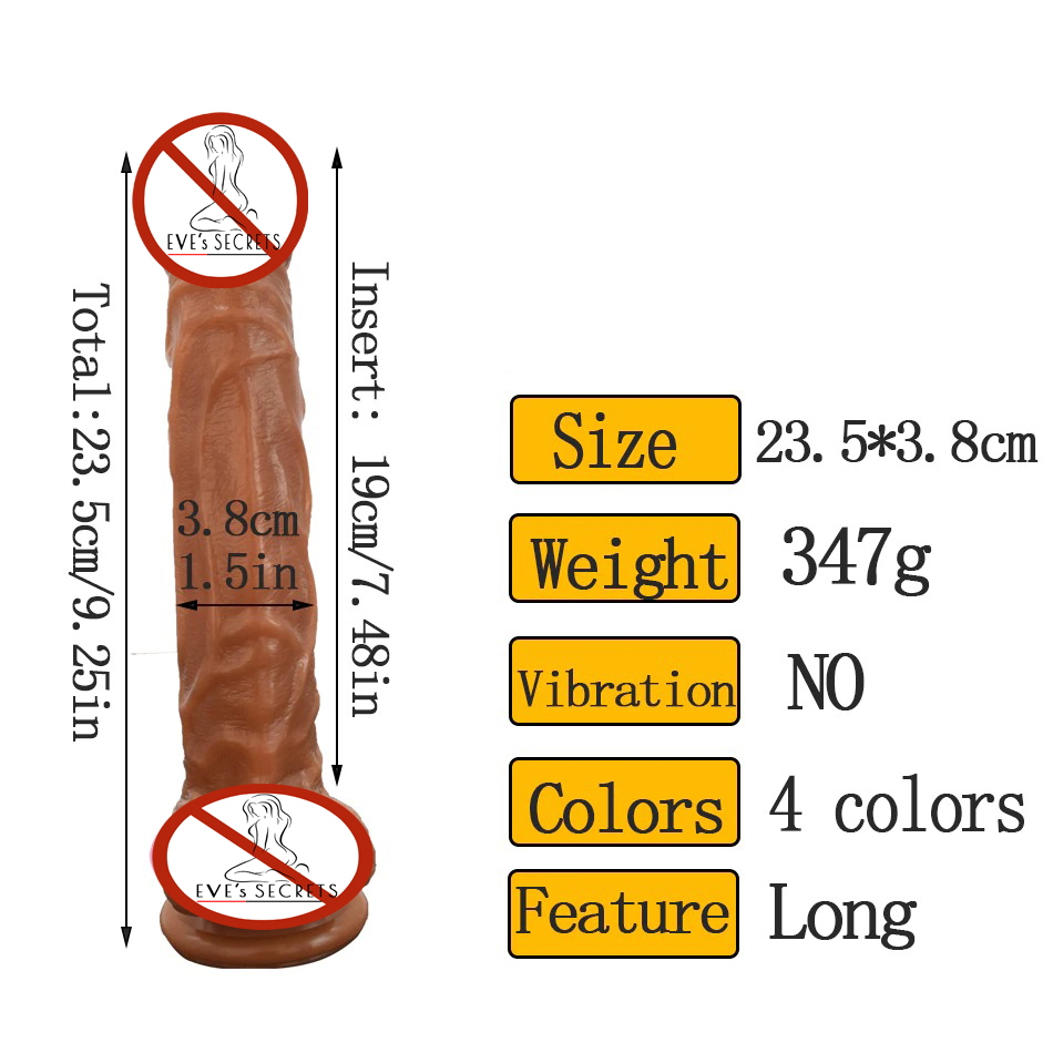 Large Realistic Dildo with Imitation Blood Vessel / Adult Masturbator for Women - EVE's SECRETS