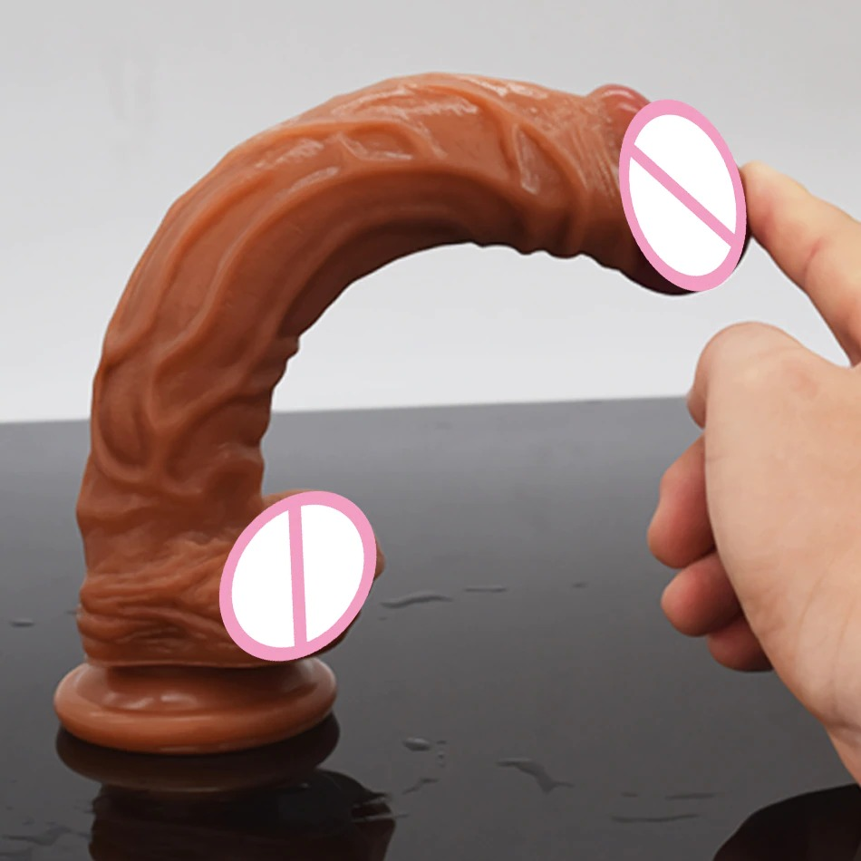 Large Realistic Dildo with Imitation Blood Vessel / Adult Masturbator for Women - EVE's SECRETS