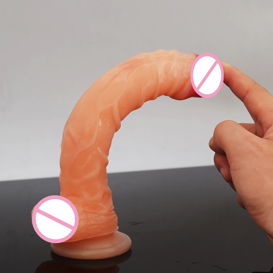 Large Realistic Dildo with Imitation Blood Vessel / Adult Masturbator for Women - EVE's SECRETS
