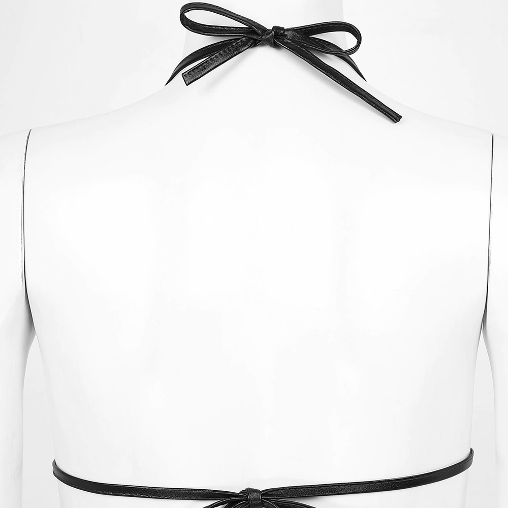 Lingerie Set with Bra, Panties and Leg Sleeves / Hot Shiny Bikini Set / Sexy Underwear for Women - EVE's SECRETS
