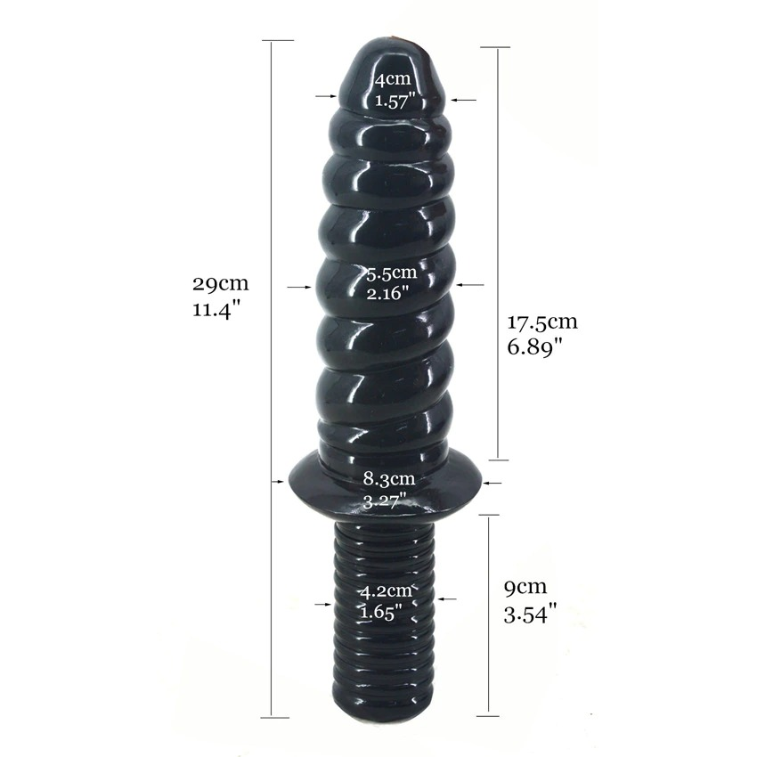 Long Big Thread Dildo for Women / Soft Handle Toy Penis for Couples - EVE's SECRETS