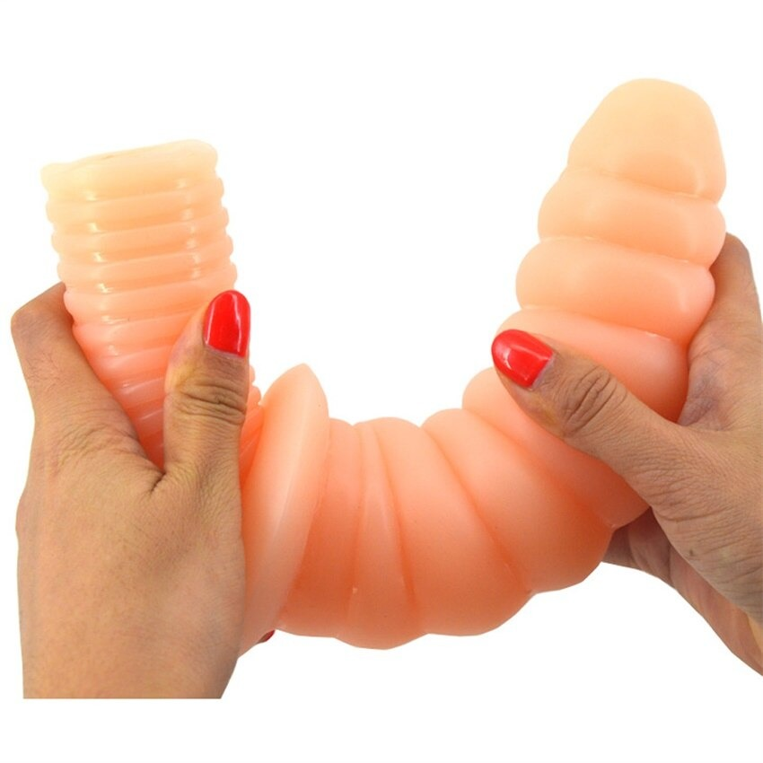 Long Big Thread Dildo for Women / Soft Handle Toy Penis for Couples - EVE's SECRETS