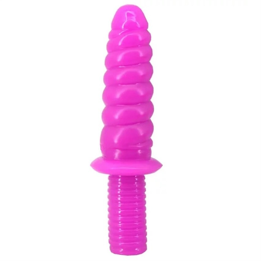 Long Big Thread Dildo for Women / Soft Handle Toy Penis for Couples - EVE's SECRETS