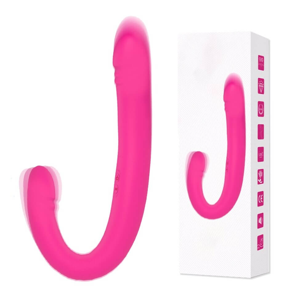Long Female Vibrating Dildos / Women's Double-Sided Masturbator / Silicone Adult Sex Toys - EVE's SECRETS