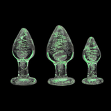 Luminous Glass Anal Plug / Unisex Masturbator For Couple Games / Erotic Sex Toy For Adult - EVE's SECRETS